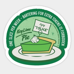 Key lime pie Sticker